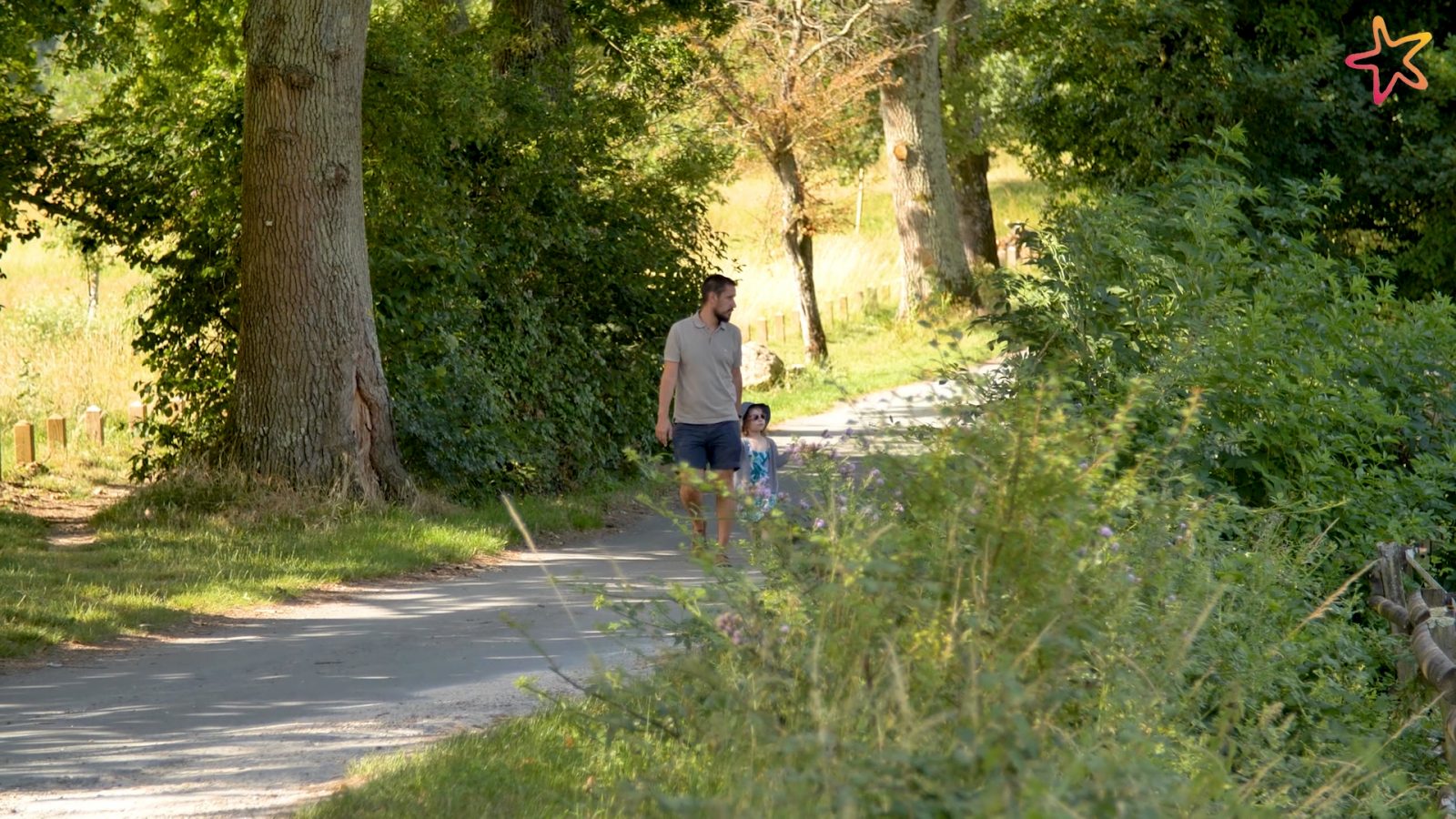 Balade à roulettes : Domaine de la Burthe